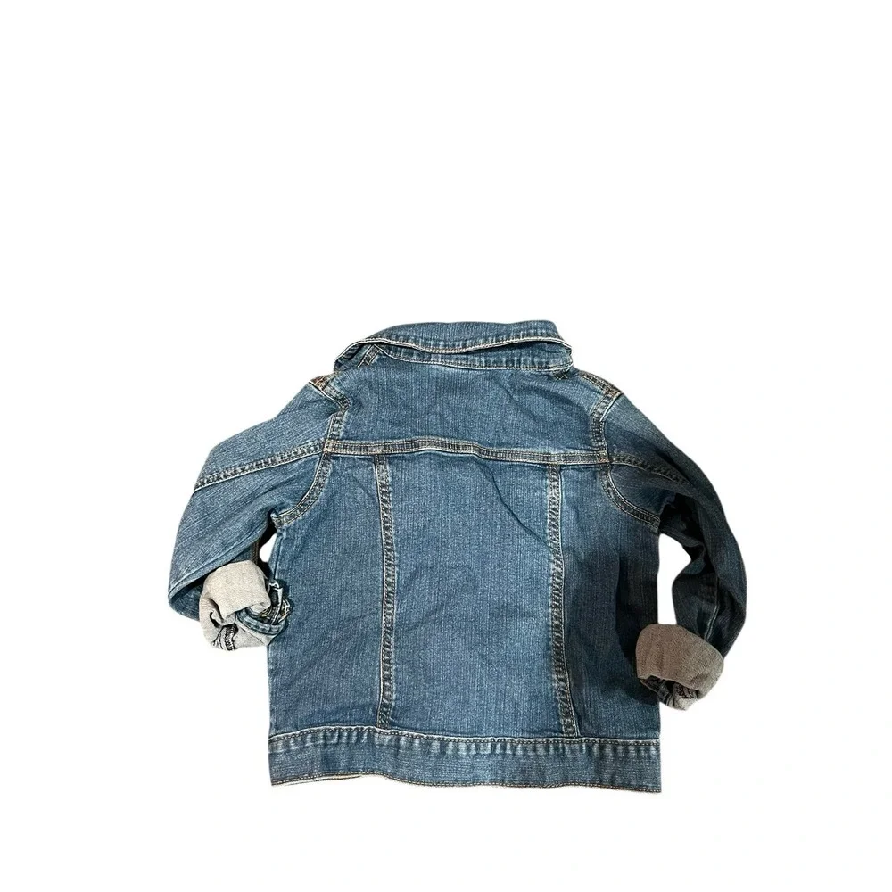 Carter's girls jean denim jacket size 5 long‎ sleeve button up